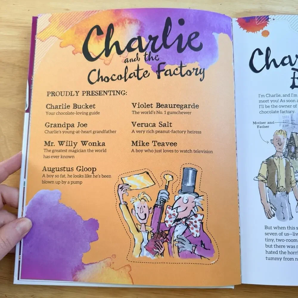 Roald Dahls Beastly Brutes and Heroic Human Beans Press Out Paper Adventure Book